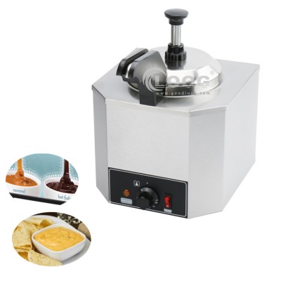 Commercial Heated Pump Dispenser Chocolate Sauce Dispenser Stainless Steel Electric Chocolate Warmer with Pump