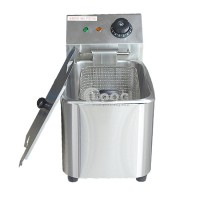 Commercial Popular Kitchen Equipment 1Tank Single Fryer Deep Flat Electric Fryer For Sale