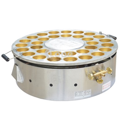 High Demand 32 Holes Copper Rotating Gas Taiwanese Obanyaki Maker/Red Bean Cake Machine