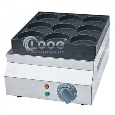 CE Approved Hamburger Grill Machine 9 Holes Commercial Telur Burger Maker Mini Burger Maker Machine