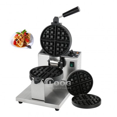 110V 220V  Hot Sale Non-Stick Electric Waffle Machinery Flip Waffel Maker Commercial Use