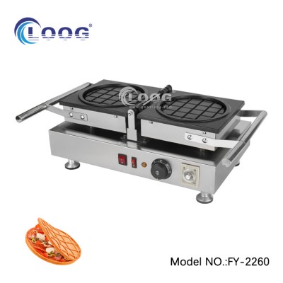 Professional Nonstick Electric Waffle Maker Machine Wholesale Commercial Rotating Waffle Maker for Restaurant