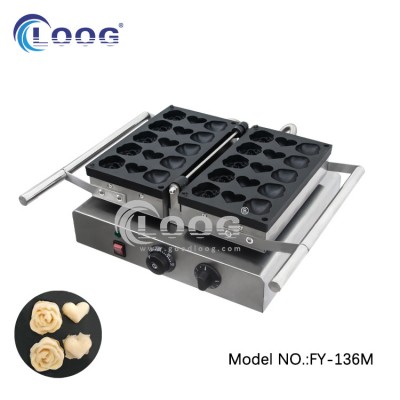 Wholesale Waffle Making Machine Non-Stick Rose Shaped Waffle Maker Suppliers